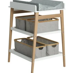 Table à langer Hip Blanc-Naturel|Quax New