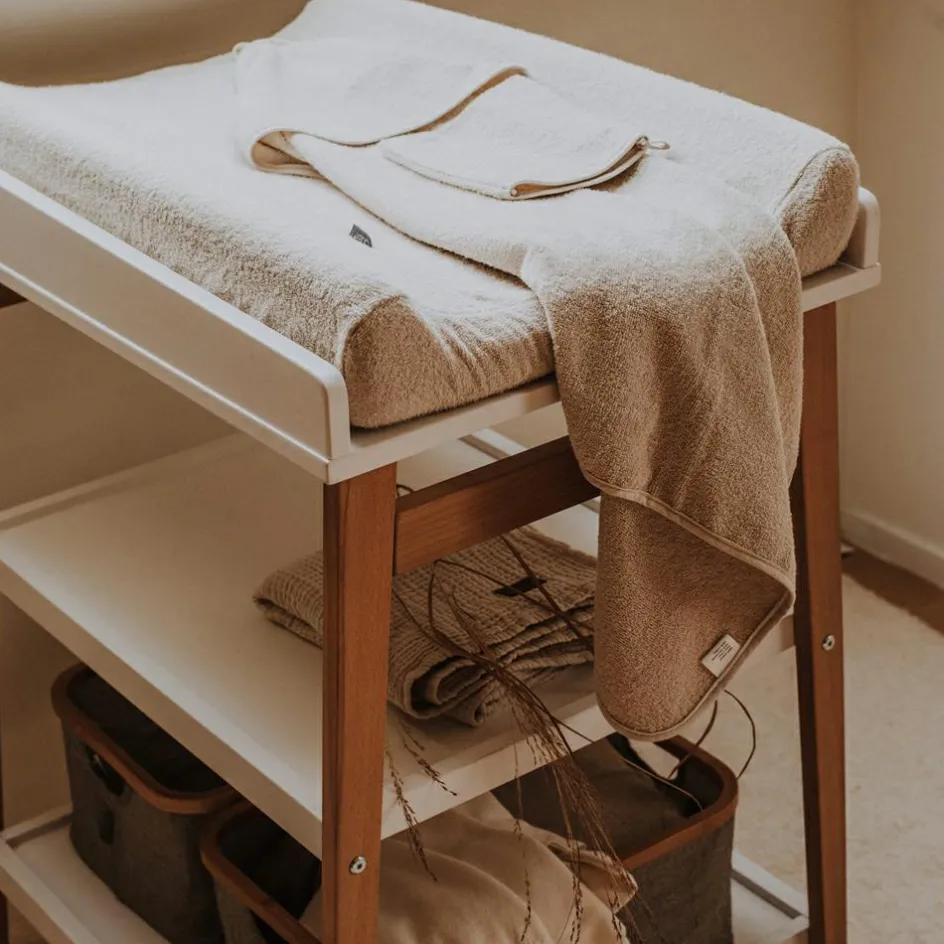 Table à langer Hip Blanc-Naturel|Quax New