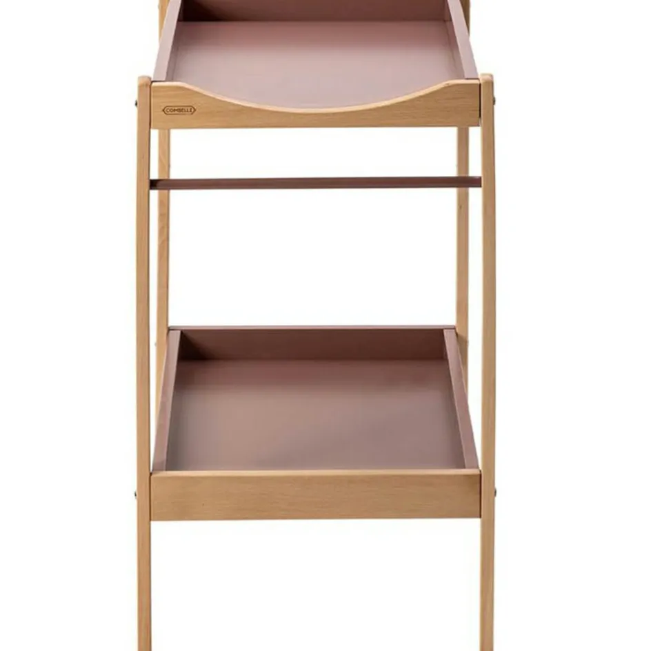 Table à langer Margot en bois hybride vieux rose|Combelle Online