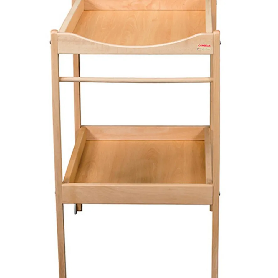 Table à langer Margot en bois vernis naturel|Combelle Sale