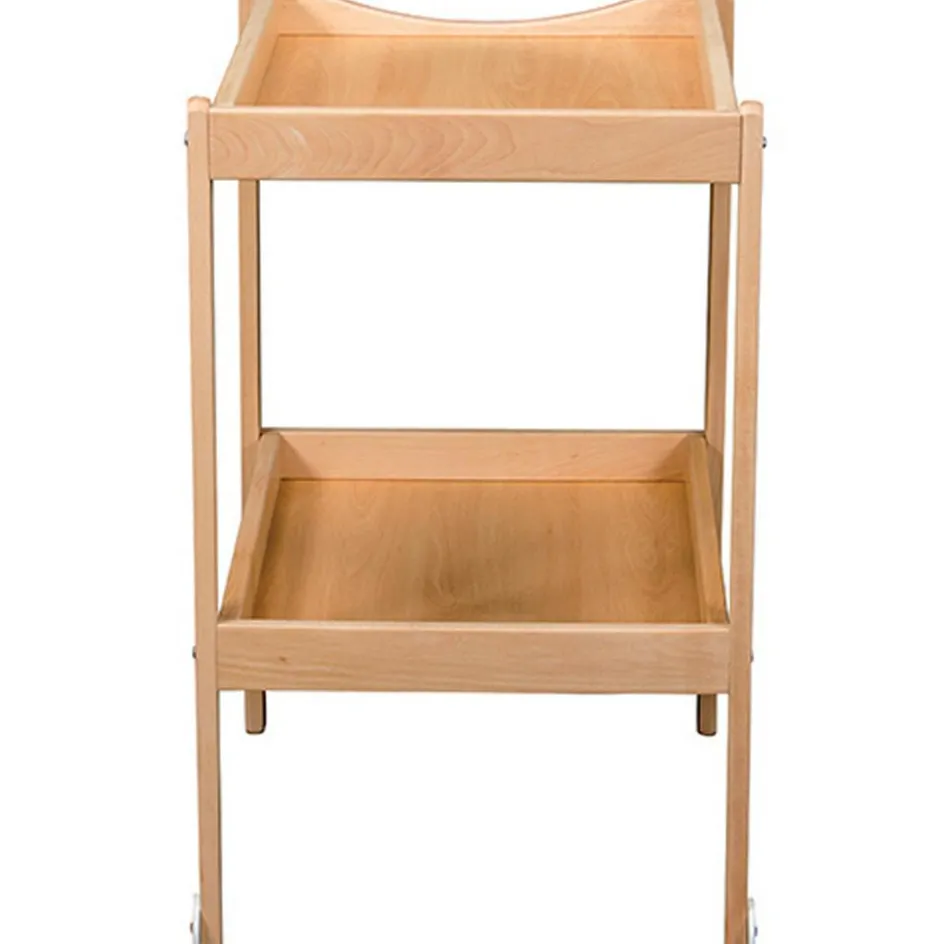 Table à langer Margot en bois vernis naturel|Combelle Sale