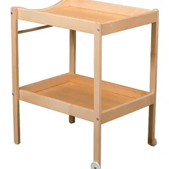 Table à langer Margot en bois vernis naturel|Combelle Sale