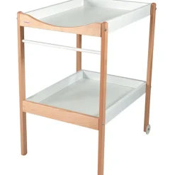 Clearance Combelle Table à langer Margot en bois hybride blanc