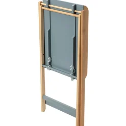 Best Combelle Table à langer pliante Jade bois massif hybride bleu gris