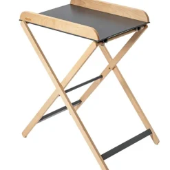 Sale Combelle Table à langer pliante Jade bois massif hybride anthracite