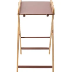 Table à langer pliante Jade bois massif hybride vieux rose|Combelle