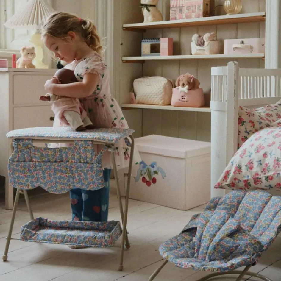 Table à langer pour poupée Fleur Rosier|Konges Slojd