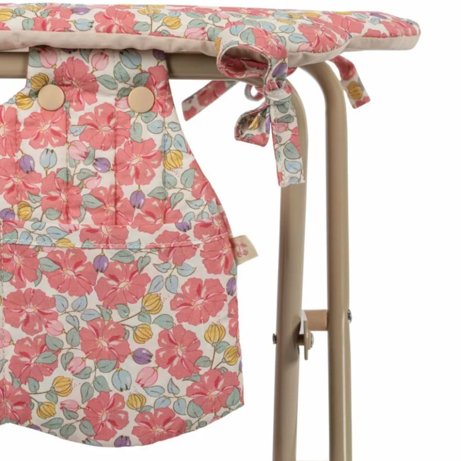 New Konges Slojd Table à langer pour poupée Rose anglaise