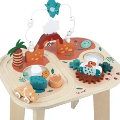 New Janod Table d'activités en bois Dino