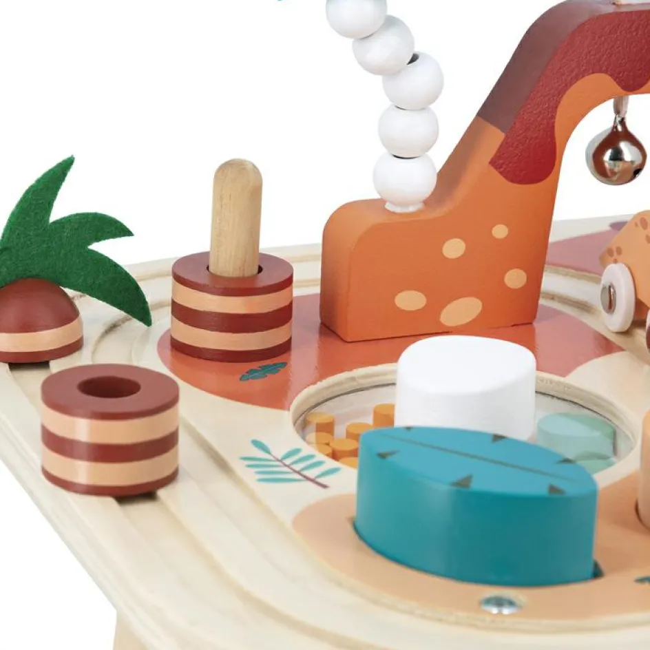 New Janod Table d'activités en bois Dino
