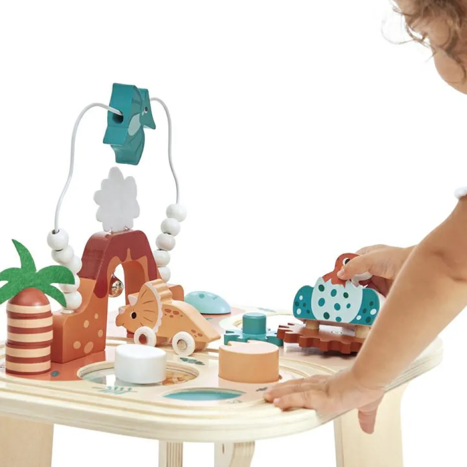 New Janod Table d'activités en bois Dino
