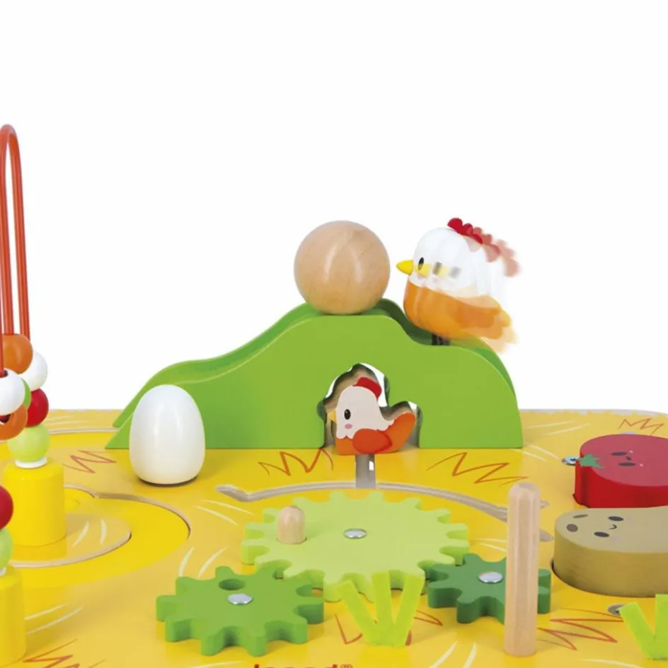 Online Janod Table d'activités en bois Ferme