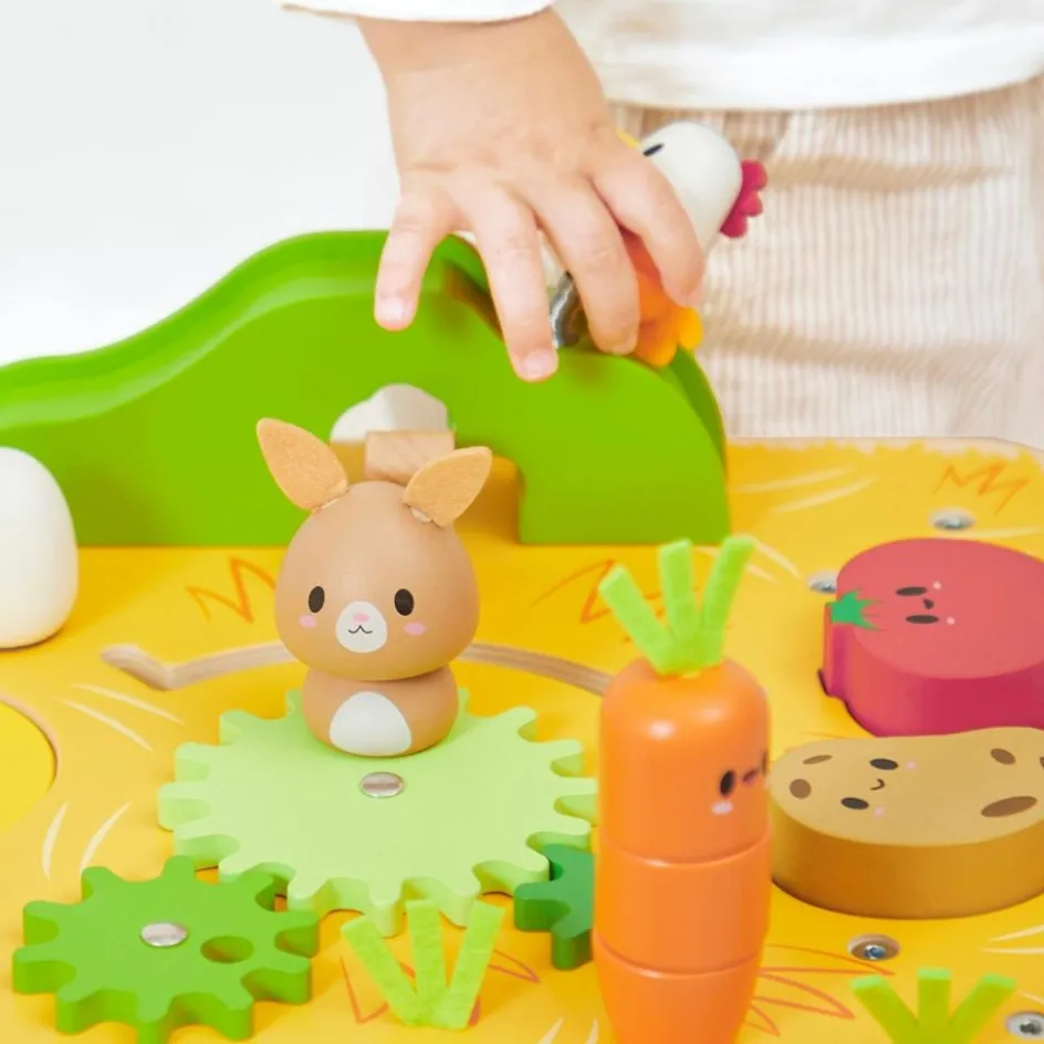 Online Janod Table d'activités en bois Ferme