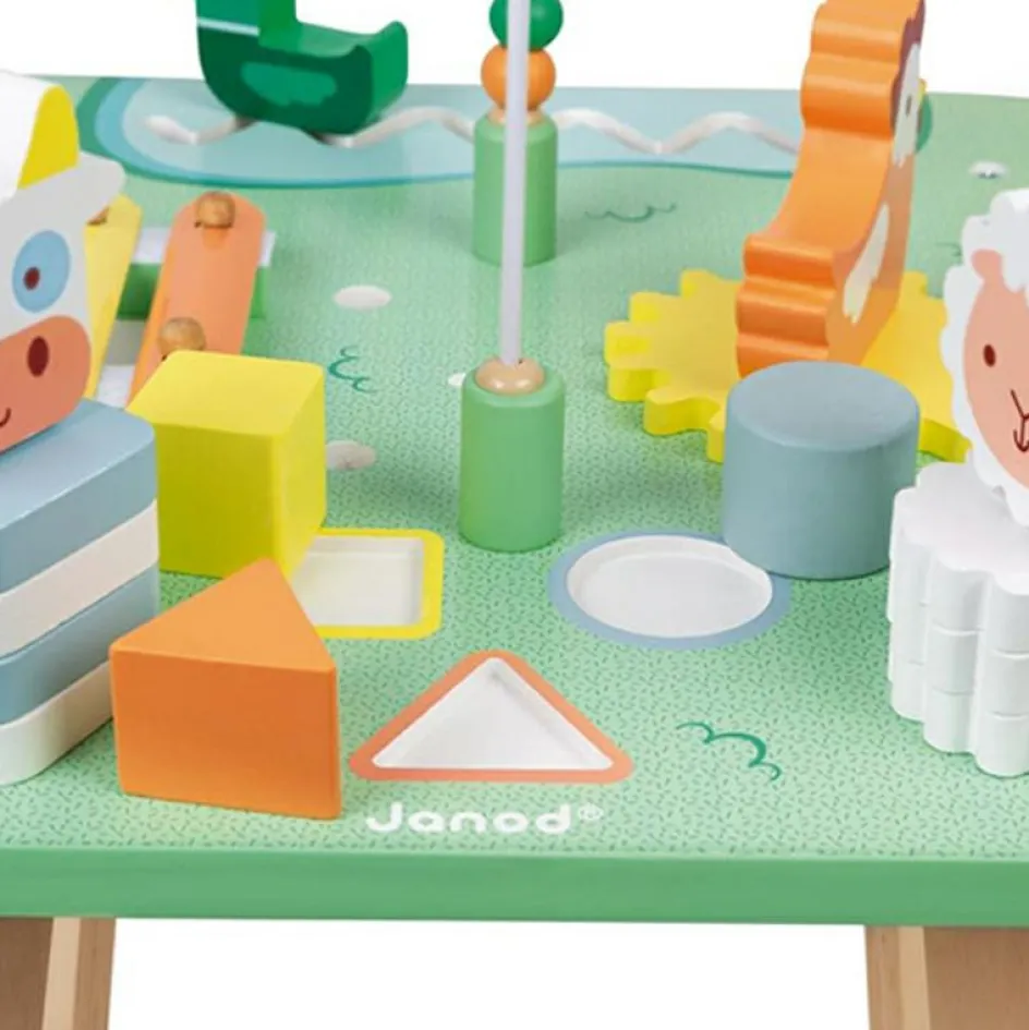 Table d'activités Jolie prairie|Janod Discount