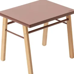 Table d'enfant en bois Gabriel hybride vieux rose (50 x 40 cm)|Combelle New