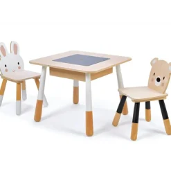 Discount Tender Leaf Table et chaises enfant en bois Forêt