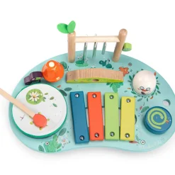 New Moulin Roty Table multi-activités musicales Dans la jungle