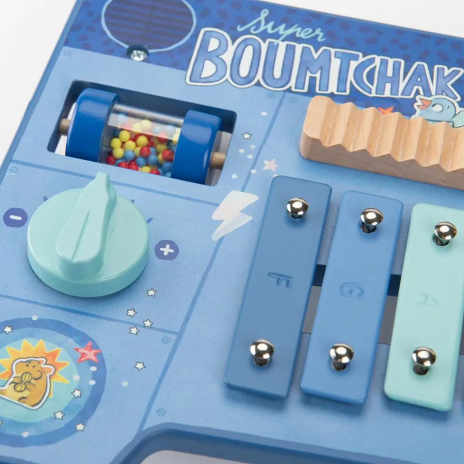 Sale Moulin Roty Table multi-activités musicale Puce & Pilou