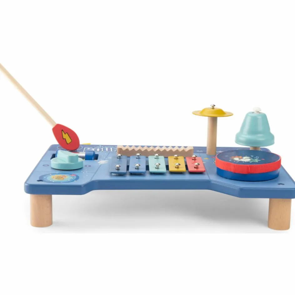 Sale Moulin Roty Table multi-activités musicale Puce & Pilou