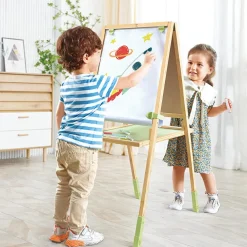 Outlet Hape Tableau 2 en 1 en bambou