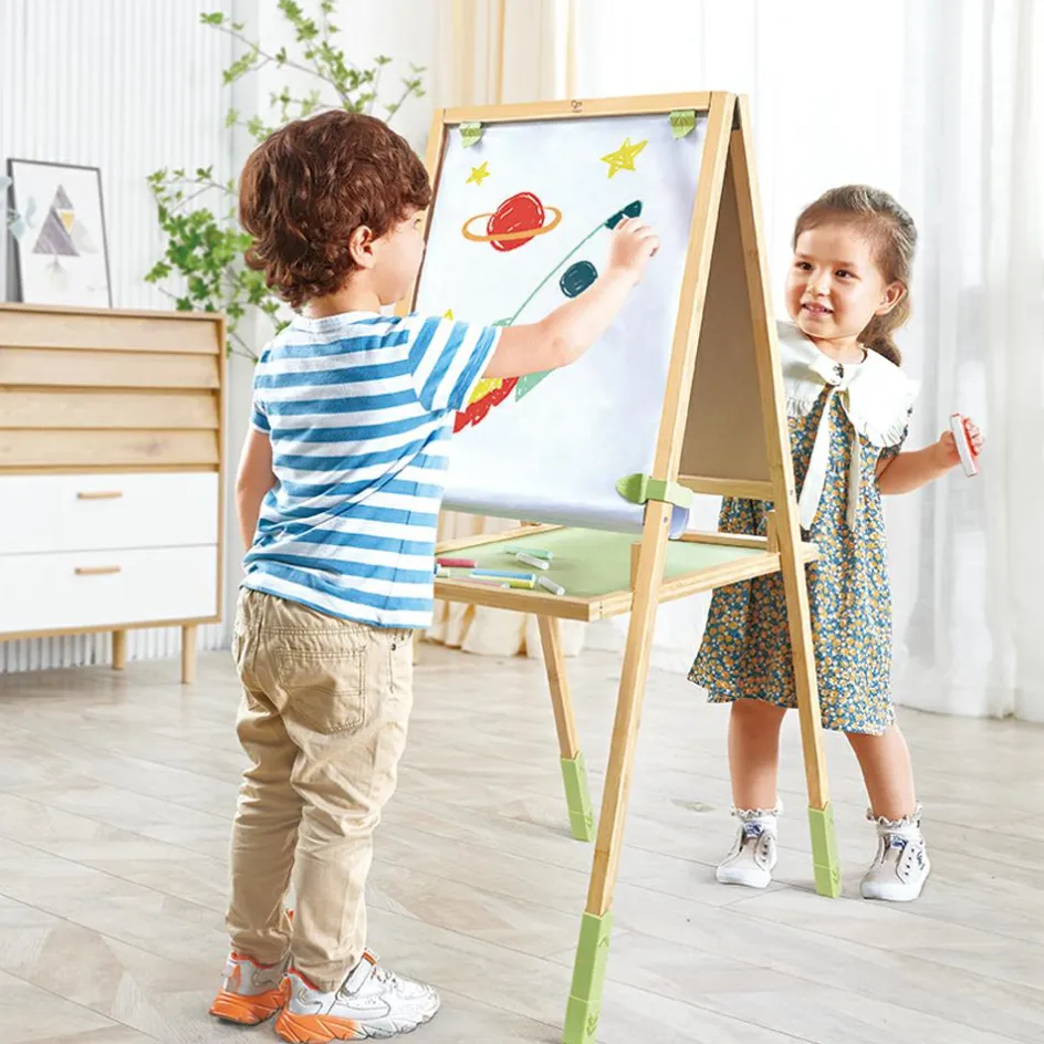 Outlet Hape Tableau 2 en 1 en bambou