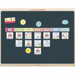 Tableau magnétique J'organise ma semaine|Auzou Editions Discount