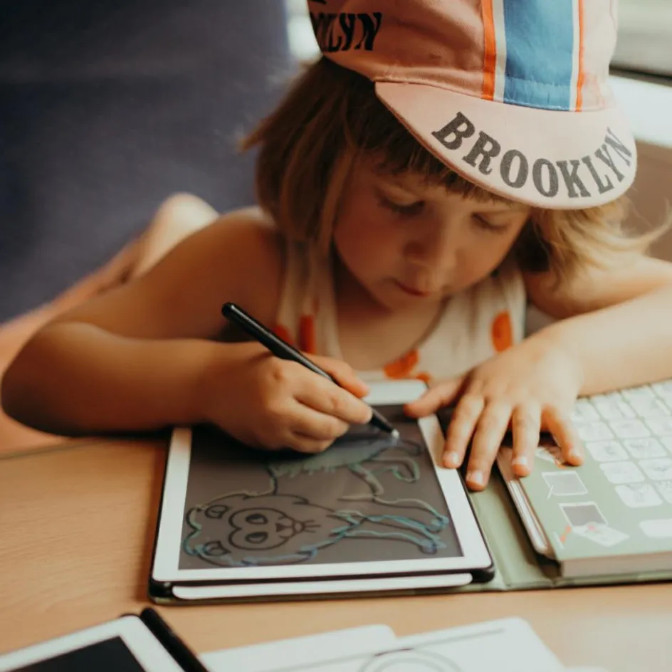 Tablette à dessin KIDYDRAW-MINI Dinosaures rouge|KIDYWOLF Online