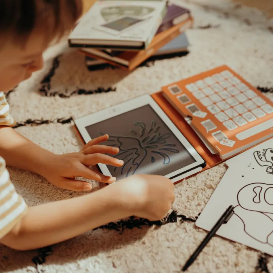 Tablette à dessin KIDYDRAW-MINI Dinosaures rouge|KIDYWOLF Online