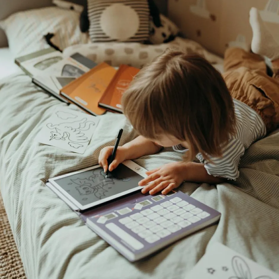 Tablette à dessin KIDYDRAW-MINI Dinosaures rouge|KIDYWOLF Online