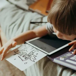 Tablette à dessin KIDYDRAW-MINI Dinosaures rouge|KIDYWOLF Online