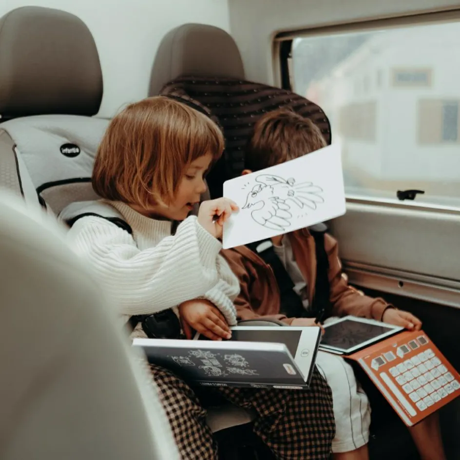 Tablette à dessin KIDYDRAW-MINI Dinosaures rouge|KIDYWOLF Online