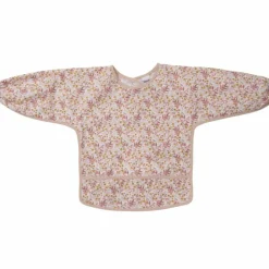 Tablier coton enduit imprimé liberty marsala et ocre (6-24 mois)|BB & Co Online