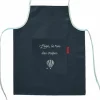 Clearance Les Griottes Tablier enfant Bleu pétrole (personnalisable)