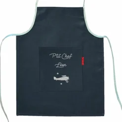 Clearance Les Griottes Tablier enfant Bleu pétrole (personnalisable)