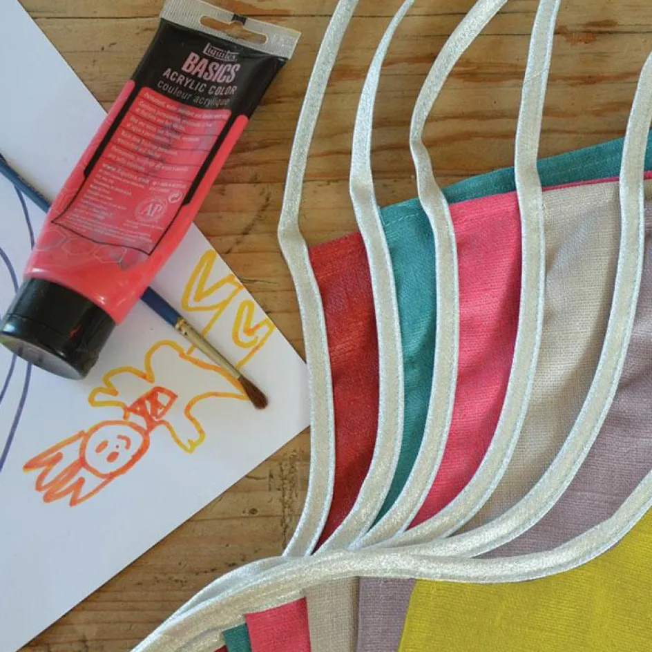 Tablier gris clair (personnalisable)|Les Griottes Hot