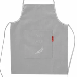 Tablier gris clair (personnalisable)|Les Griottes Hot