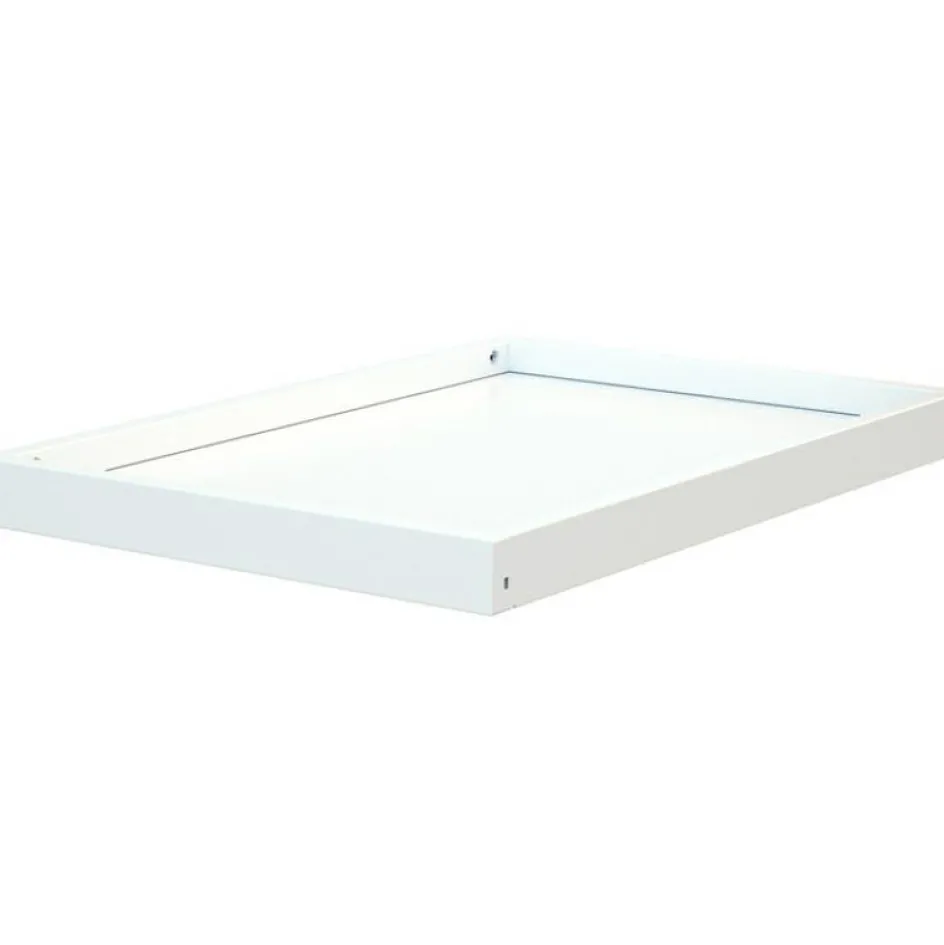 Clearance AT4 Étagère supplémentaire en bois de hêtre pour table à langer Confort blanc