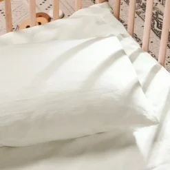 Taie d'oreiller pur coton Ecru (40 x 60 cm)|Kadolis New