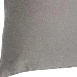 Taie d'oreiller pur coton Gris tourterelle (40 x 60 cm)|Kadolis Best