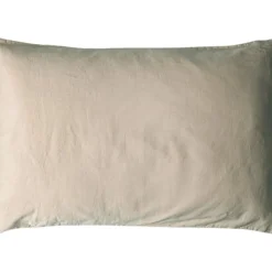 Discount Kadolis Taie d'oreiller satin de coton bio Lin (40 x 60 cm)