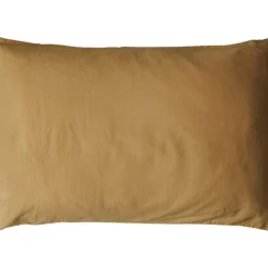 Taie d'oreiller satin de coton bio Ambre (40 x 60 cm)|Kadolis New