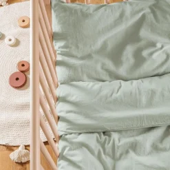 Taie d'oreiller satin de coton bio Tilleul (40 x 60 cm)|Kadolis Hot