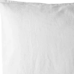 Taie d'oreiller satin de coton bio Blanc craie (40 x 60 cm)|Kadolis Clearance