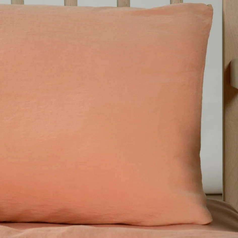Hot Kadolis Taie d'oreiller Satin Peach (40 x 60 cm)