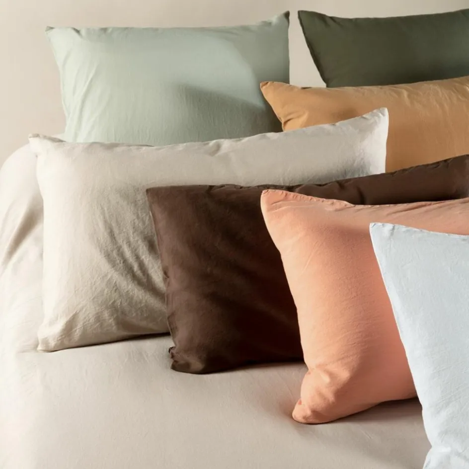 Hot Kadolis Taie d'oreiller Satin Peach (40 x 60 cm)