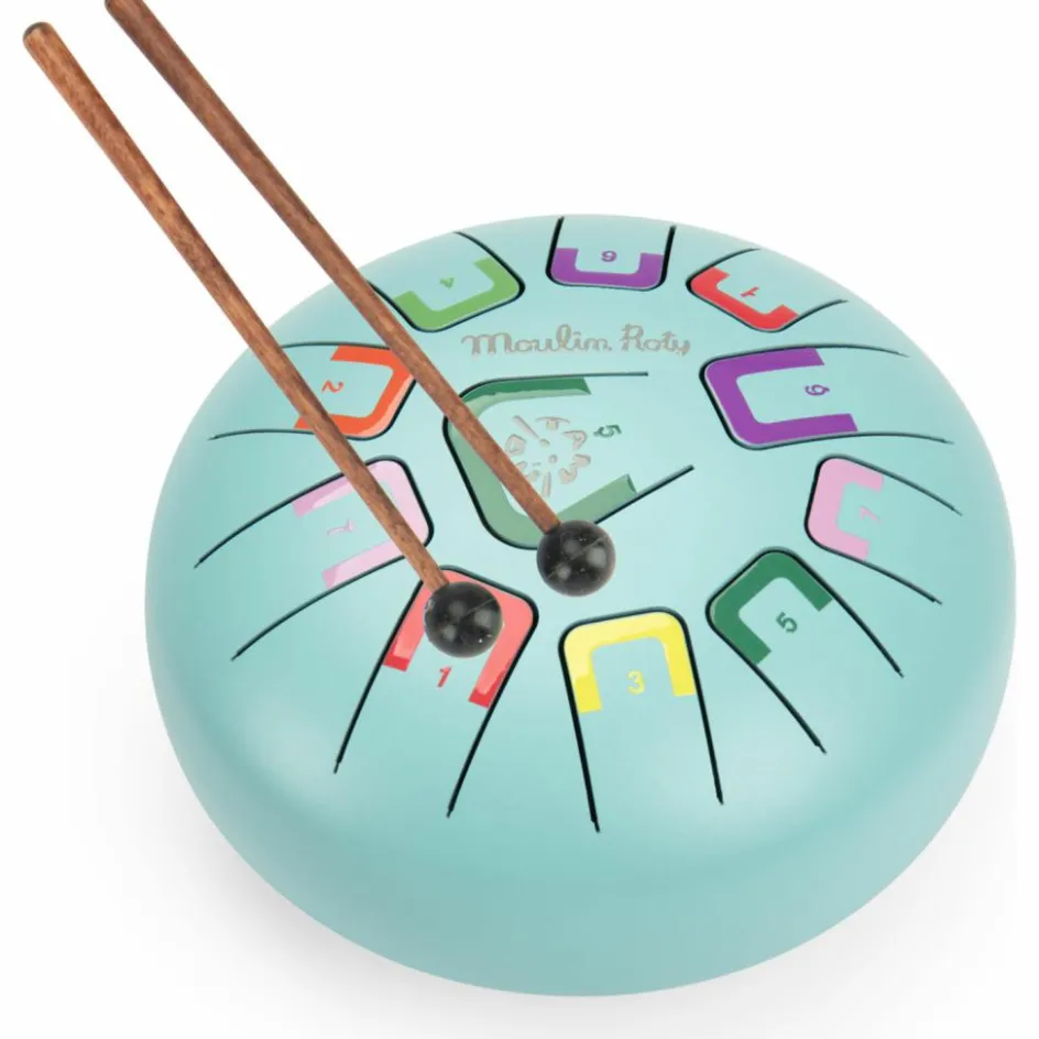 Best Moulin Roty Tambour à languettes Puce & Pilou