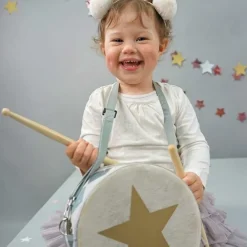 Tambour en bois bleu|Jabadabado Sale