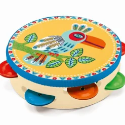Hot Djeco Tambourin avec cymbales