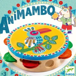 Hot Djeco Tambourin avec cymbales