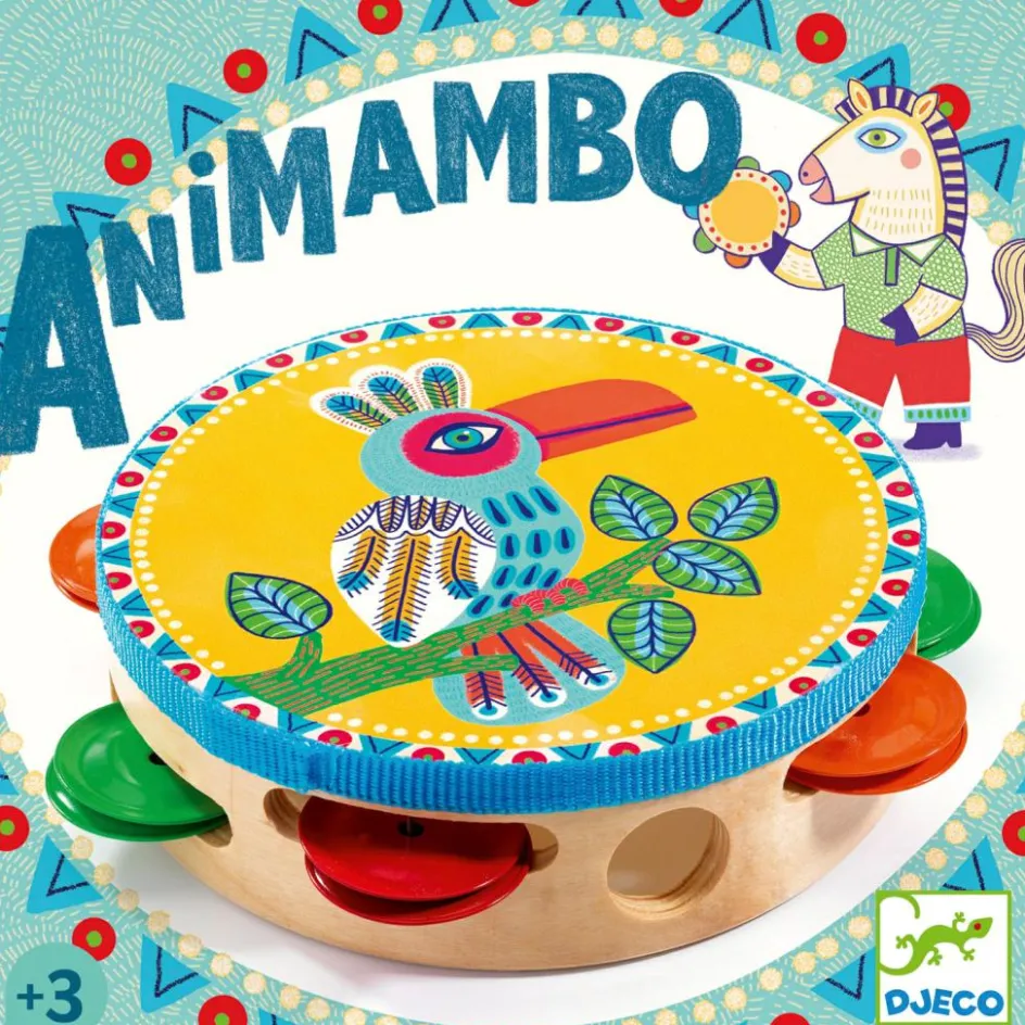 Hot Djeco Tambourin avec cymbales